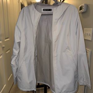 The North Face Women's Light Gray Raincoat